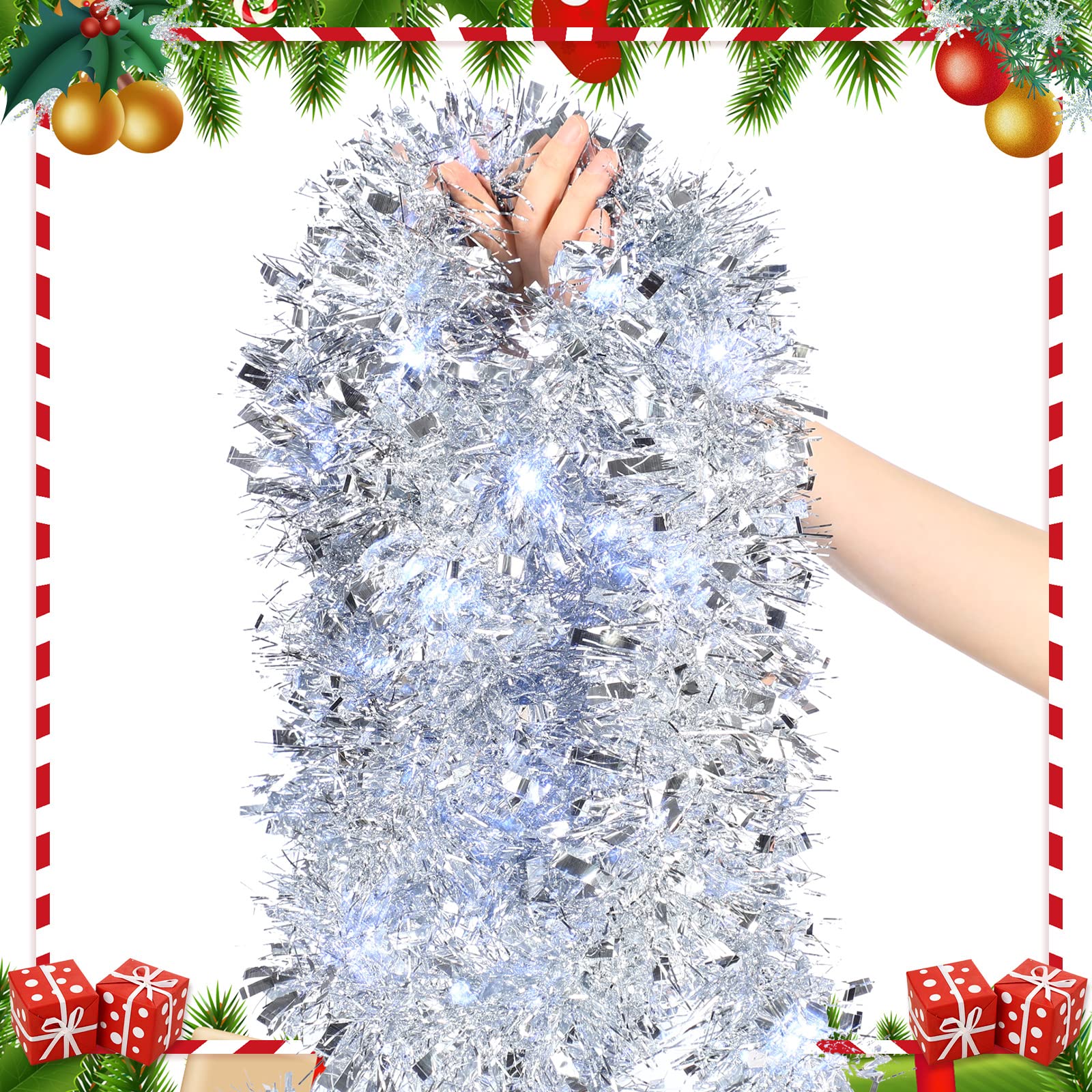 Foto 5 pulgar | Guirnalda De Árbol De Navidad Kingdder Prelit Con Luces - Venta Internacional.