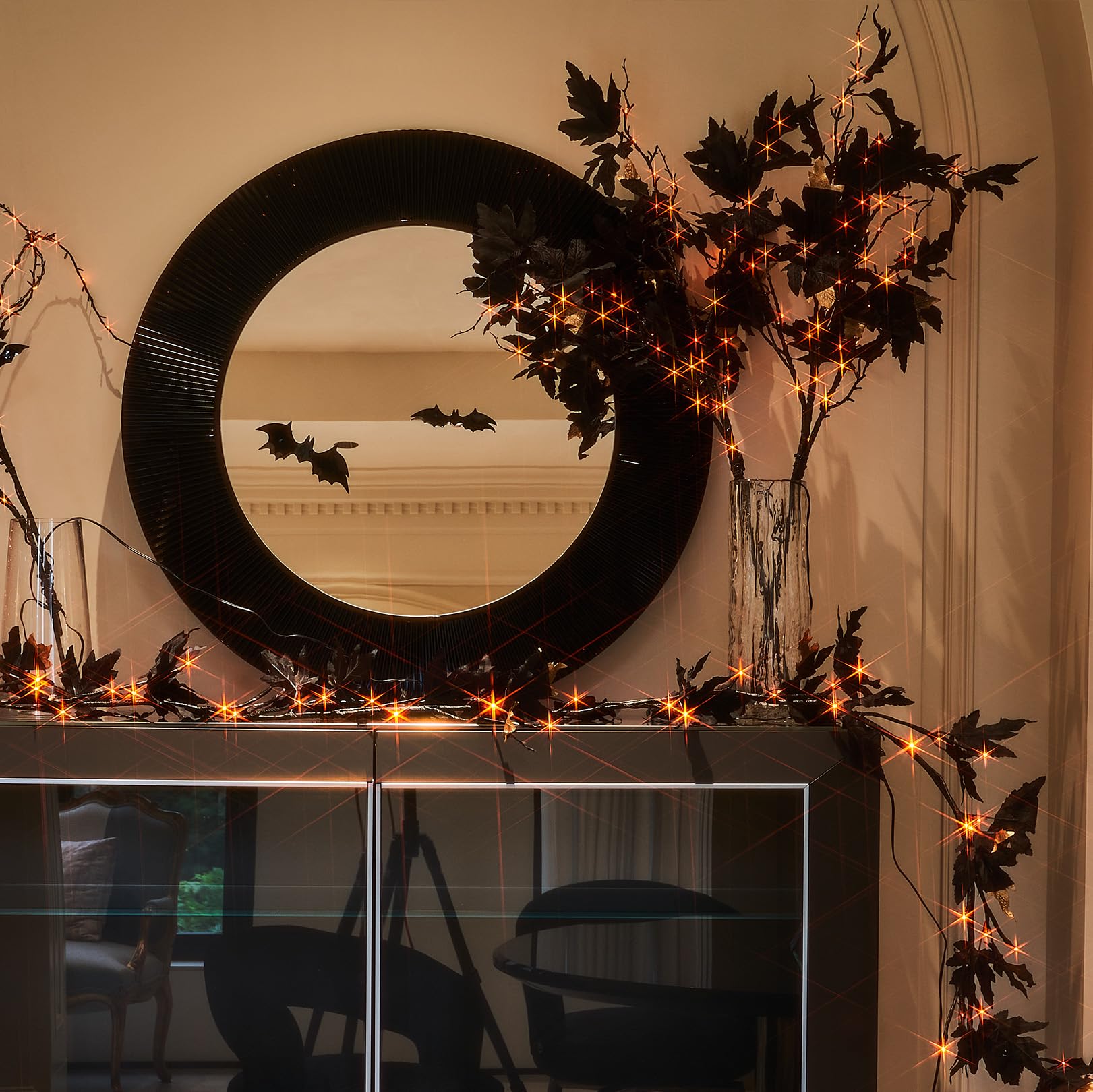 Foto 6 pulgar | Árbol De Halloween Hairui Con Ramas De Arce Negras Iluminadas, 32 Cm, 120 Led - Venta Internacional.