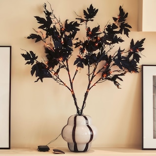 Foto 6 | Árbol De Halloween Hairui Con Ramas De Arce Negras Iluminadas, 32 Cm, 120 Led - Venta Internacional.