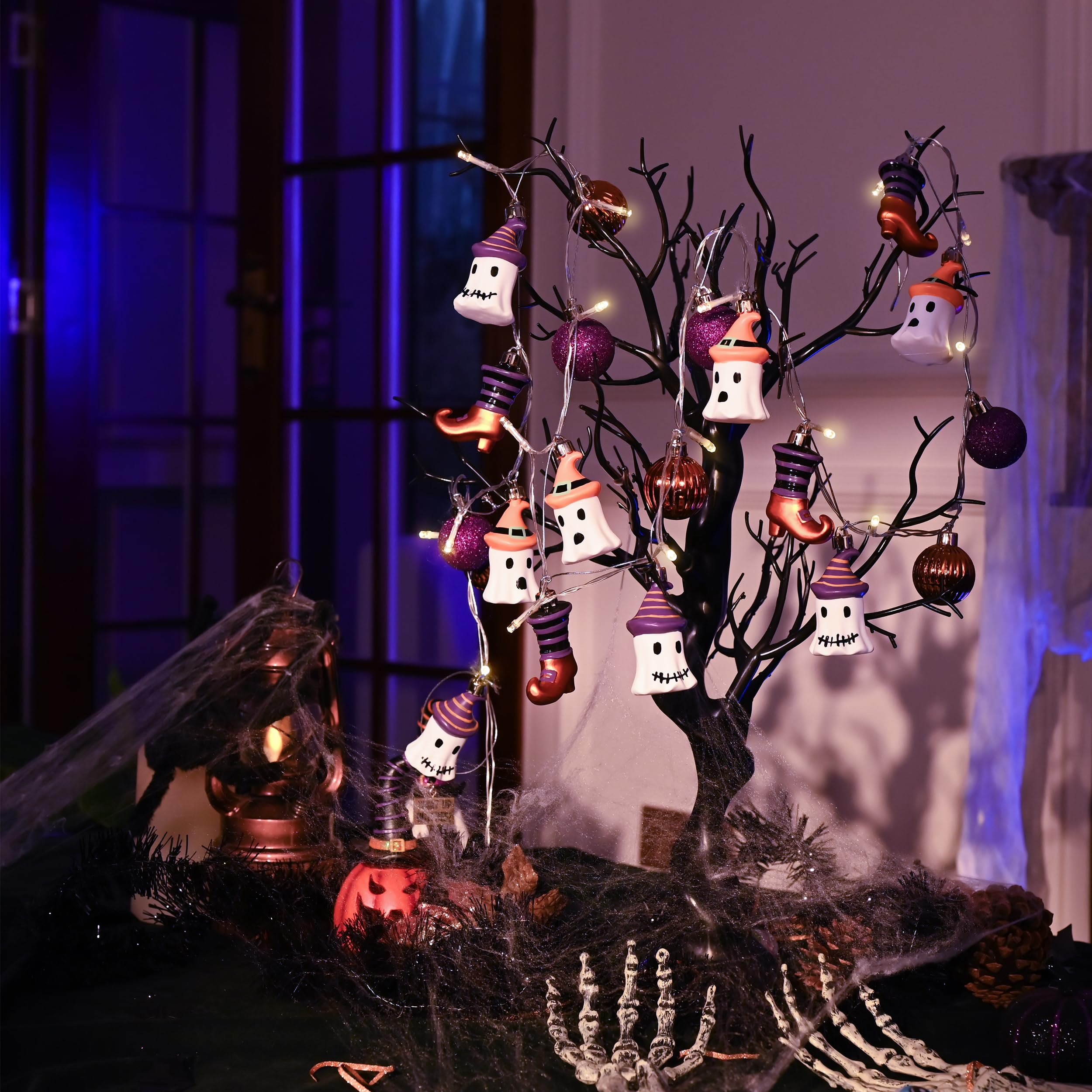 Foto 4 pulgar | Adornos De Halloween Valery Madelyn, 20 Unidades, Con Fantasmas Para Árbol - Venta Internacional.