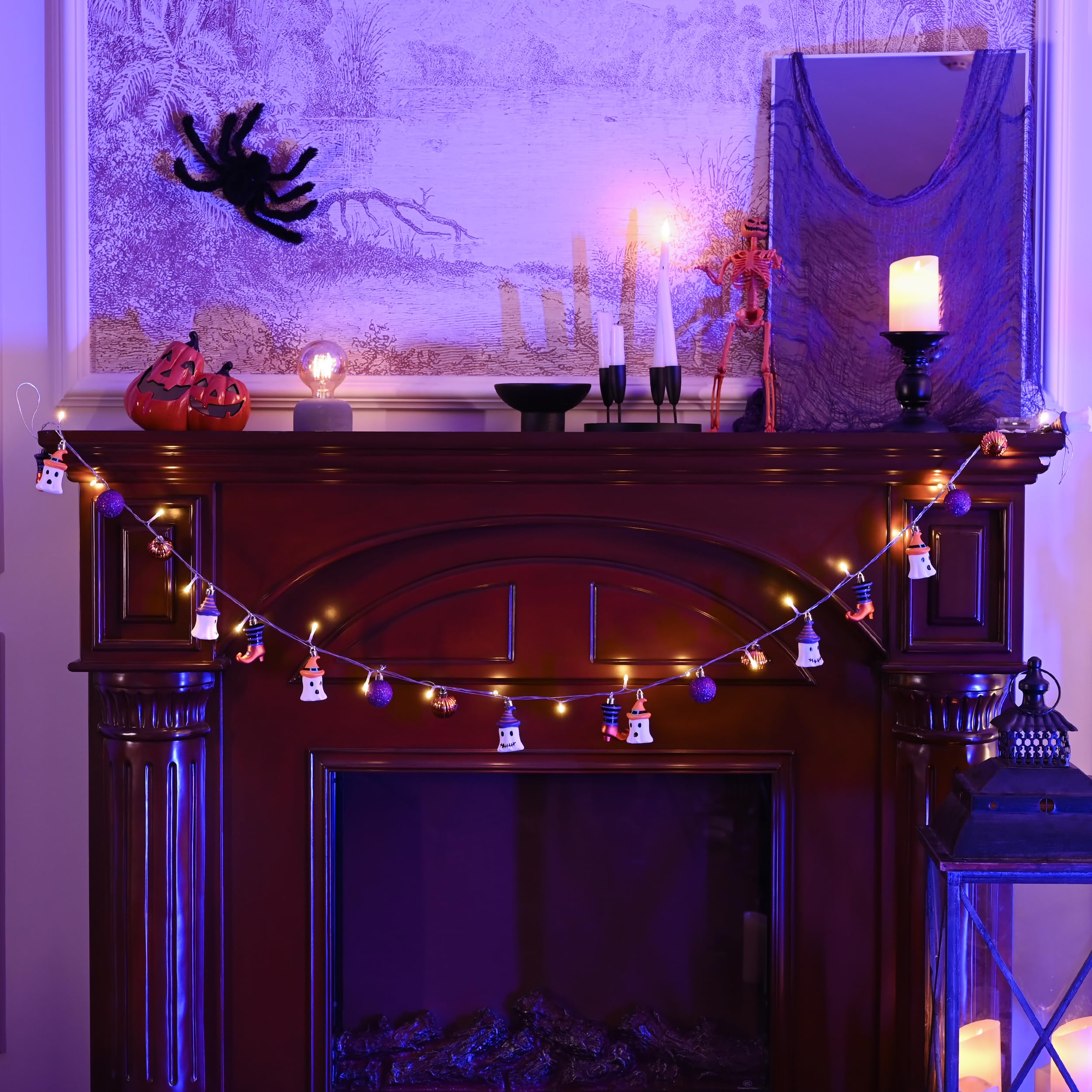 Foto 4 | Adornos De Halloween Valery Madelyn, 20 Unidades, Con Fantasmas Para Árbol - Venta Internacional.