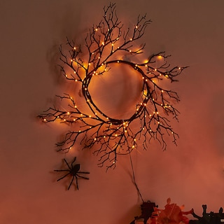 Foto 6 | Guirnalda De Halloween Fudios Iluminada Con 120 Led Naranjas/morados De 6 Pies - Venta Internacional.