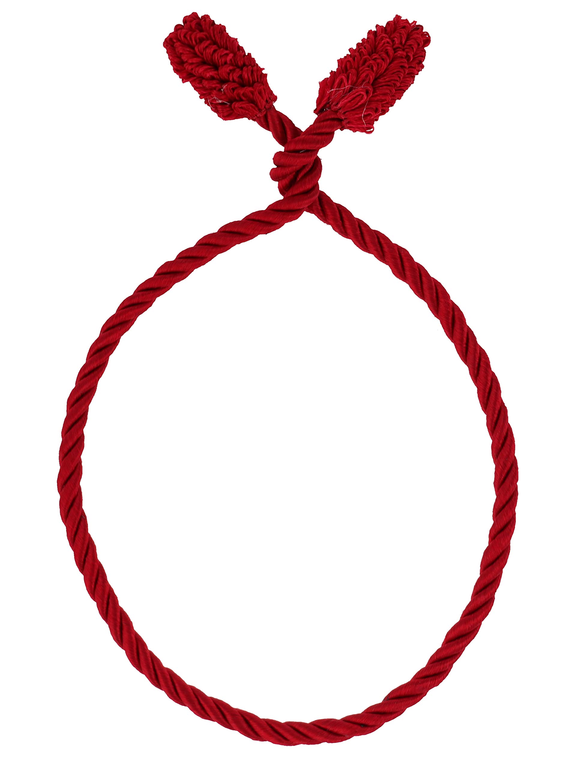 Foto 2 pulgar | Guirnalda Decorativa, Lazos Retorcidos, Alta Decoración, 20 Cm, Paquete De 6 (rojo) - Venta Internacional.