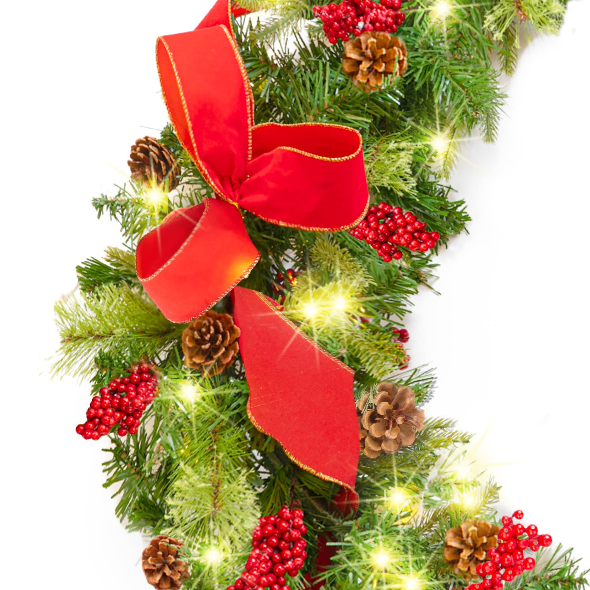 Guirnalda Navideña Best Choice Products De 2,7 M Con 100 Luces - Venta Internacional. $2,028