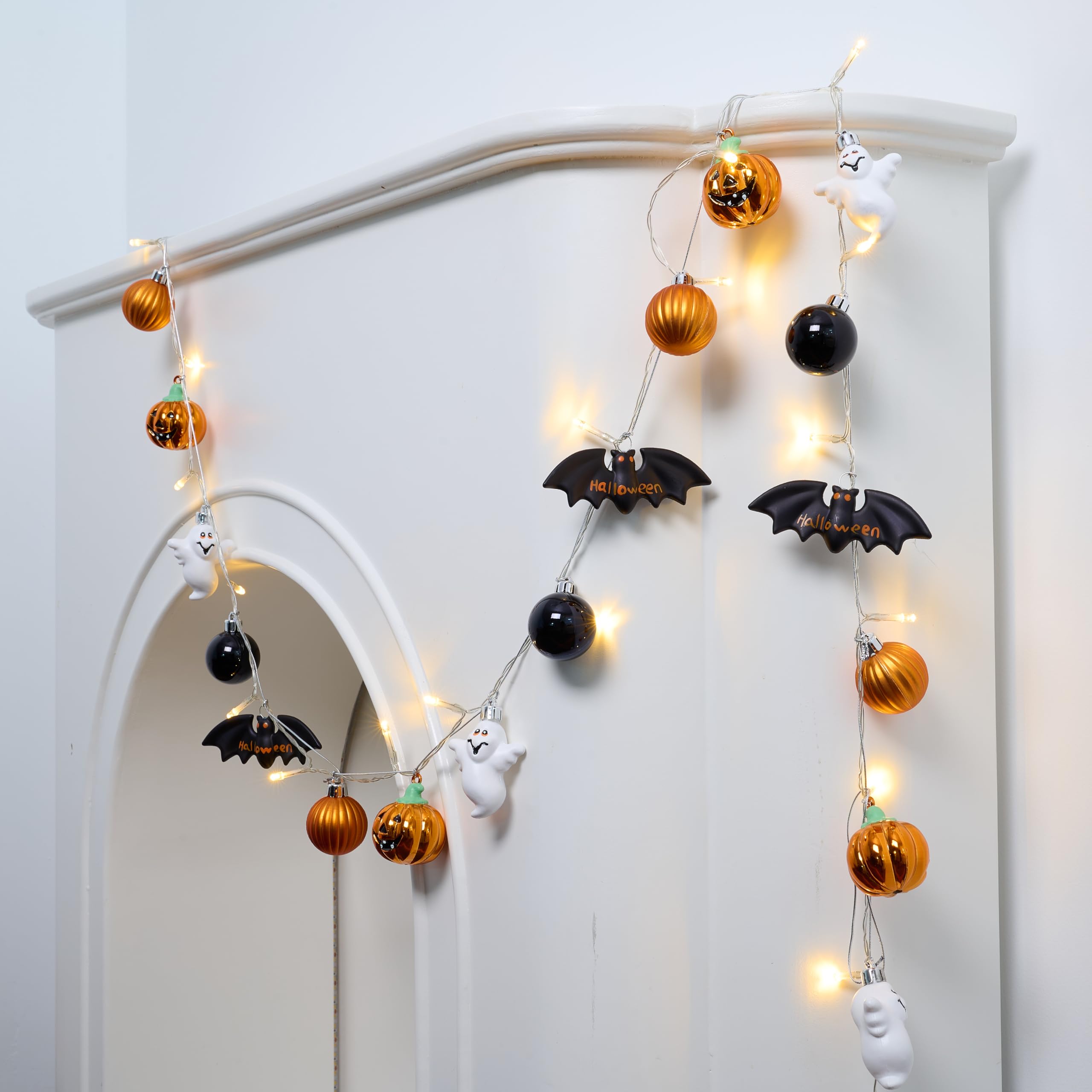 Foto 1 | Adornos De Halloween Valery Madelyn De 20 Unidades Con Guirnalda De 6 Pies Con Luces - Venta Internacional.
