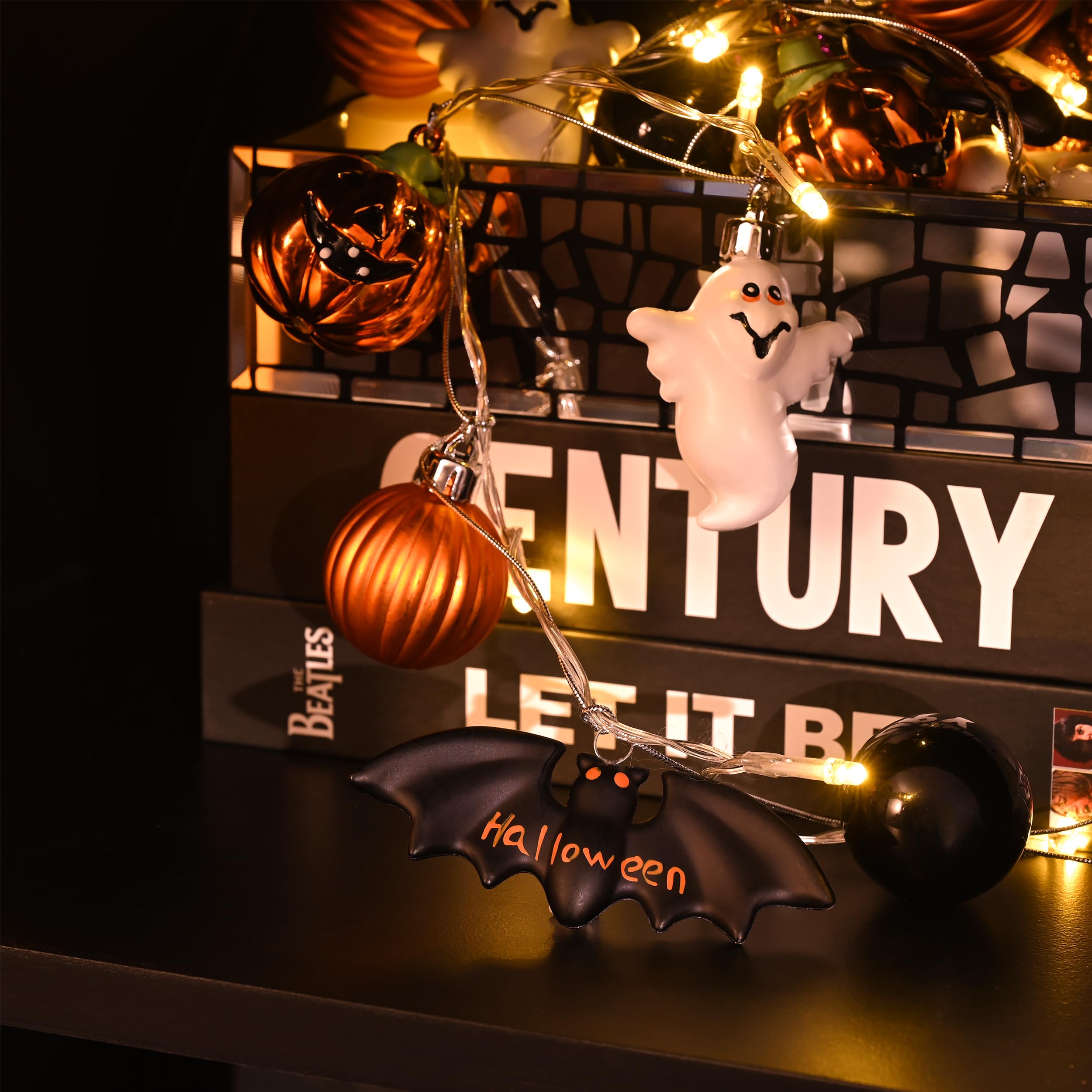 Foto 4 | Adornos De Halloween Valery Madelyn De 20 Unidades Con Guirnalda De 6 Pies Con Luces - Venta Internacional.