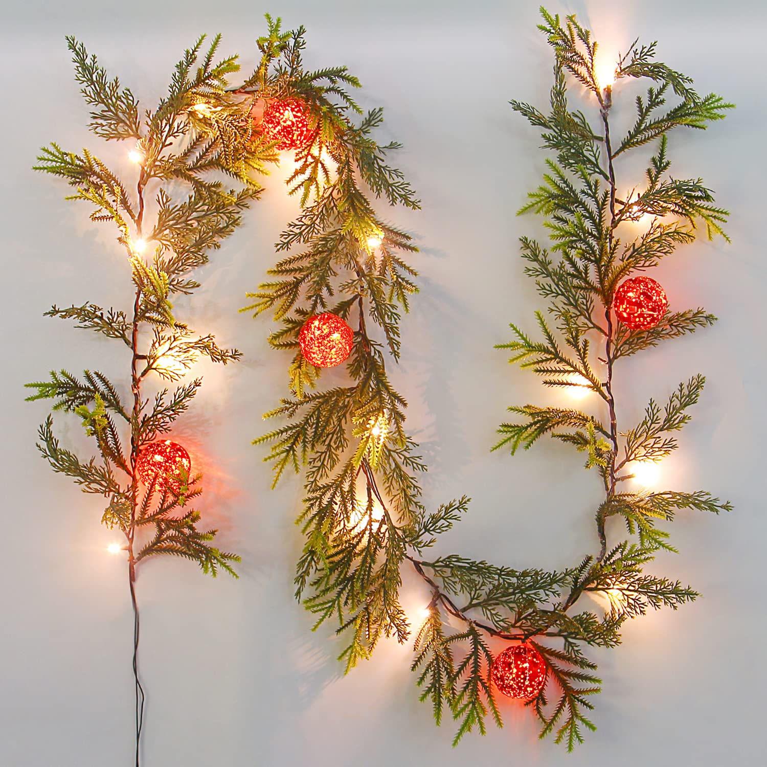 Guirnalda Navideña Ccinee De 1,8 M Con Luces Y 20 Led Que Funciona Con Pilas - Venta Internacional. $547