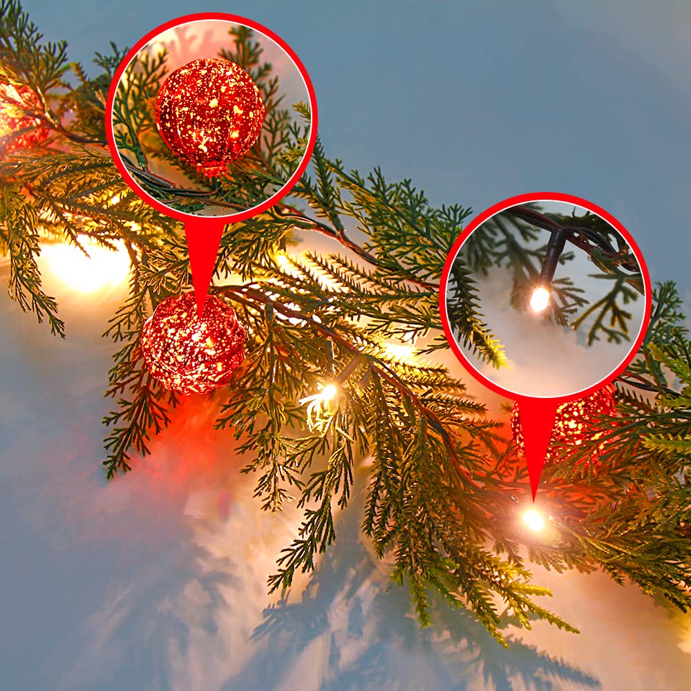 Foto 6 pulgar | Guirnalda Navideña Ccinee De 1,8 M Con Luces Y 20 Led Que Funciona Con Pilas - Venta Internacional.
