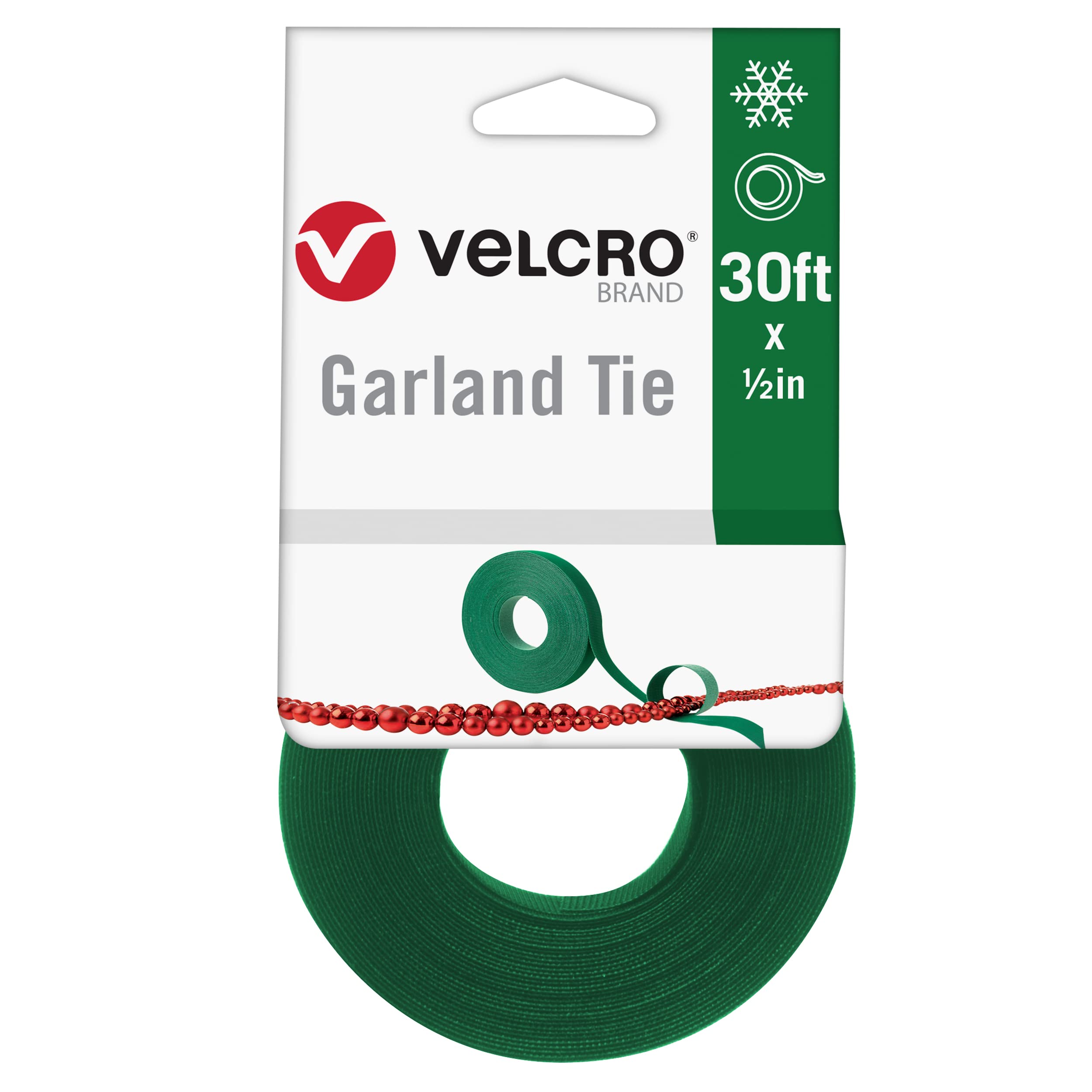 Foto 1 | Corbatas Y Correas Para Cables De La Marca Velcro, Rollo De 30 Pies, Color Verde - Venta Internacional.