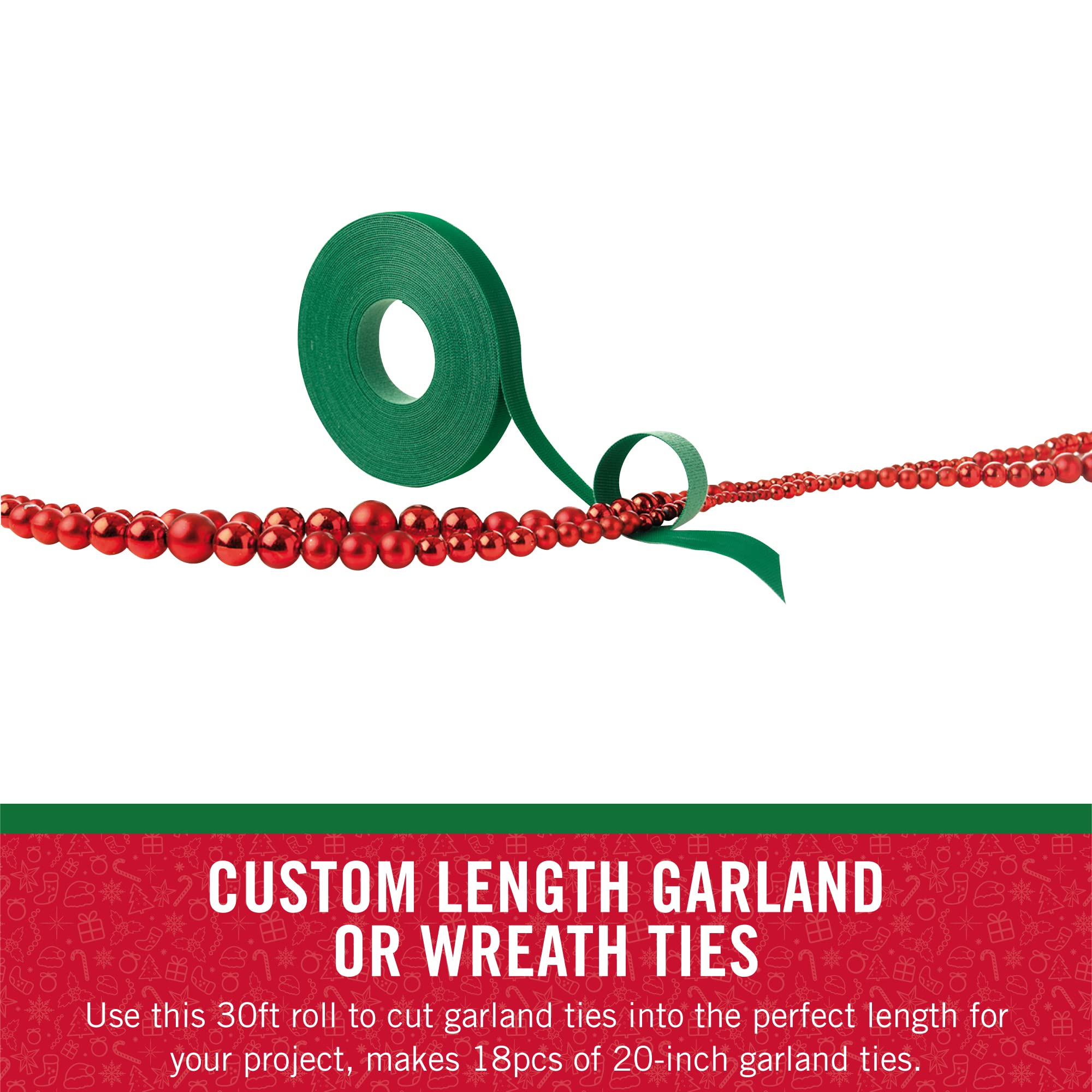 Foto 3 | Corbatas Y Correas Para Cables De La Marca Velcro, Rollo De 30 Pies, Color Verde - Venta Internacional.