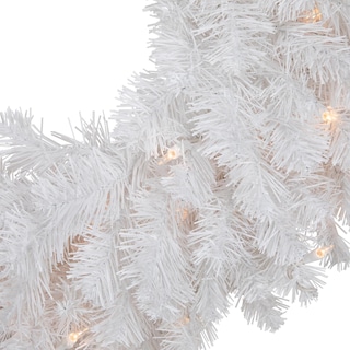 Foto 5 | Corona De Navidad Northlight, Blanca Como La Nieve, Con Luces Transparentes, 24 Cm - Venta Internacional.