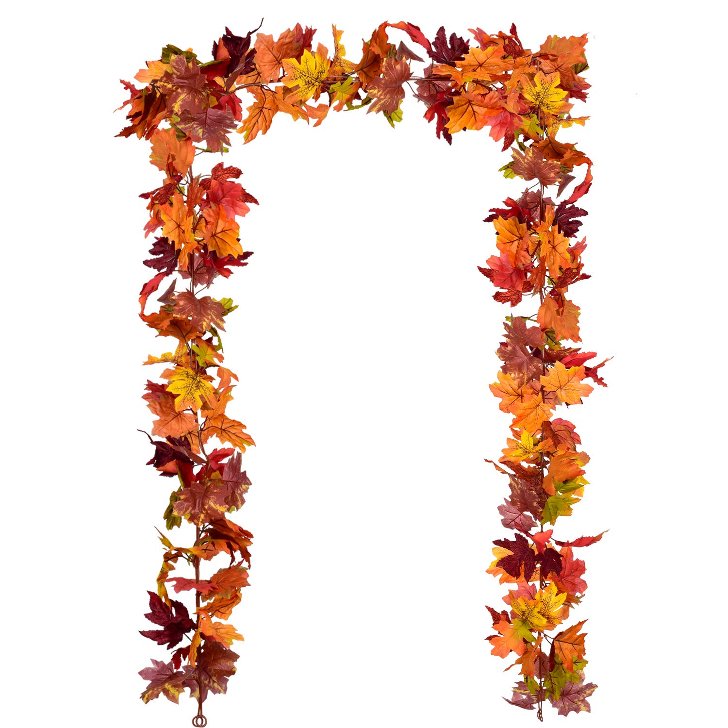 Foto 1 | Garland Dearhouse Fall Maple Leaf, 1,8 M, Paquete De 2 Unidades, Día De Acción De Gracias - Venta Internacional.