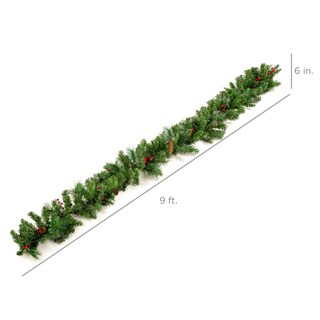 Foto 7 | Guirnalda Navideña Best Choice Products Preiluminada De 9 Pies Con 50 Led - Venta Internacional.