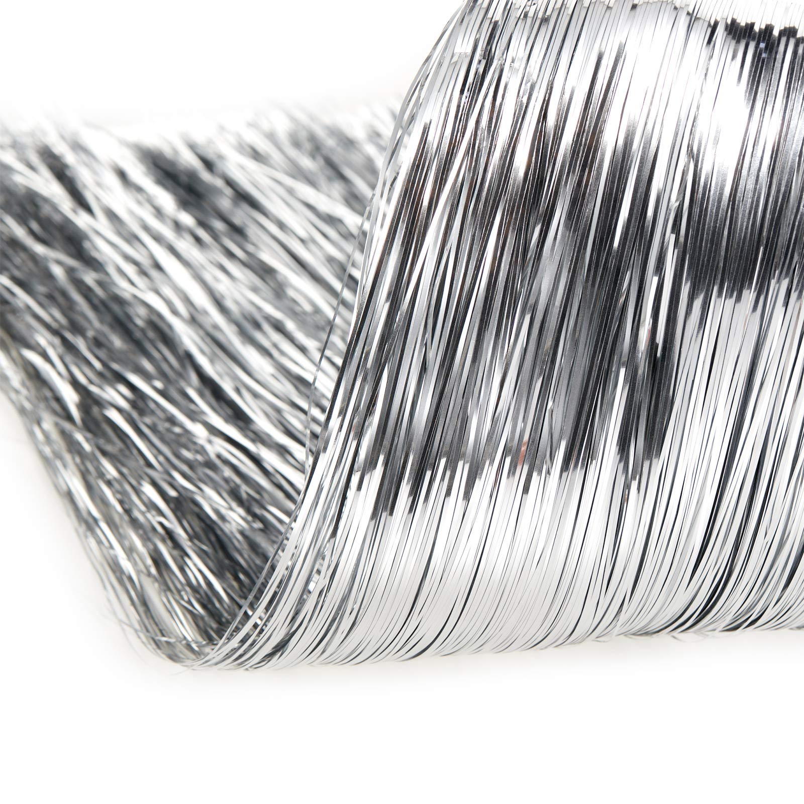 Foto 2 pulgar | Guirnalda de Oropel Skylety 2500 Hilos 50 cm Plata - Venta Internacional