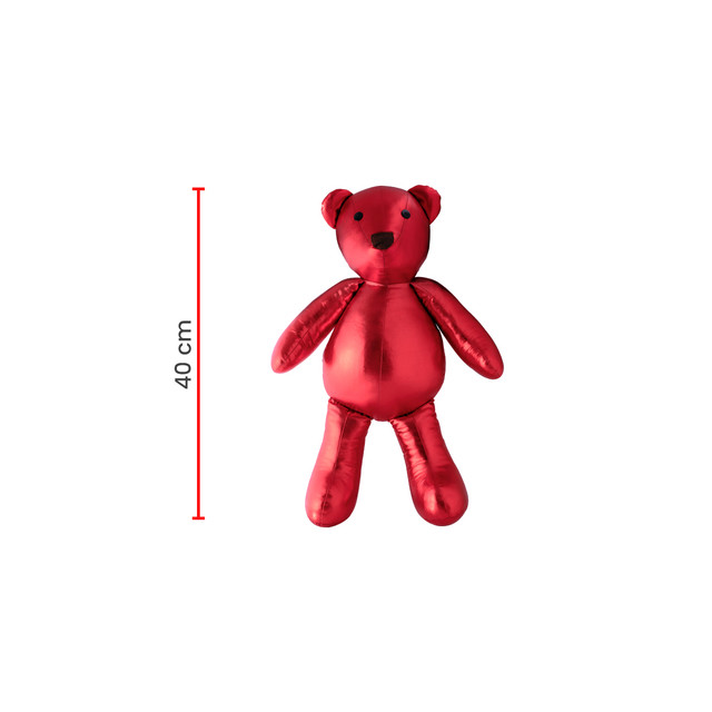 Foto 4 pulgar | Peluche Tv Ofertas Oso Rojo