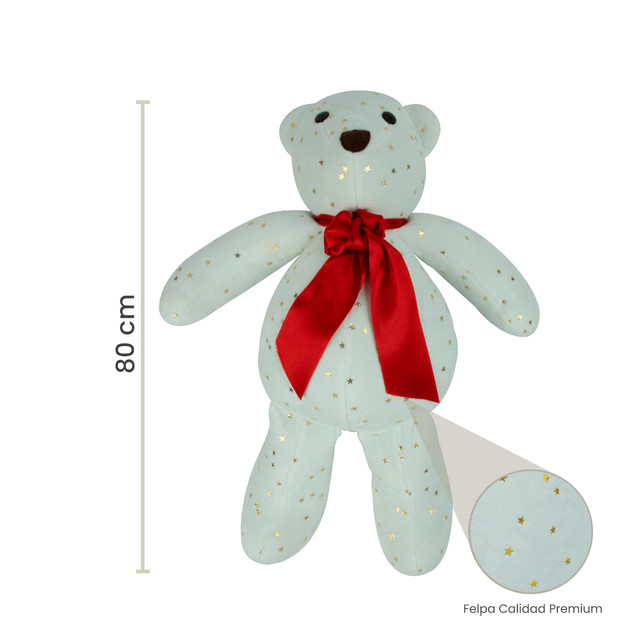 Foto 5 | Oso Navideño de Tela de Felpa Tv Ofertas Fredo Hueso 80 cm
