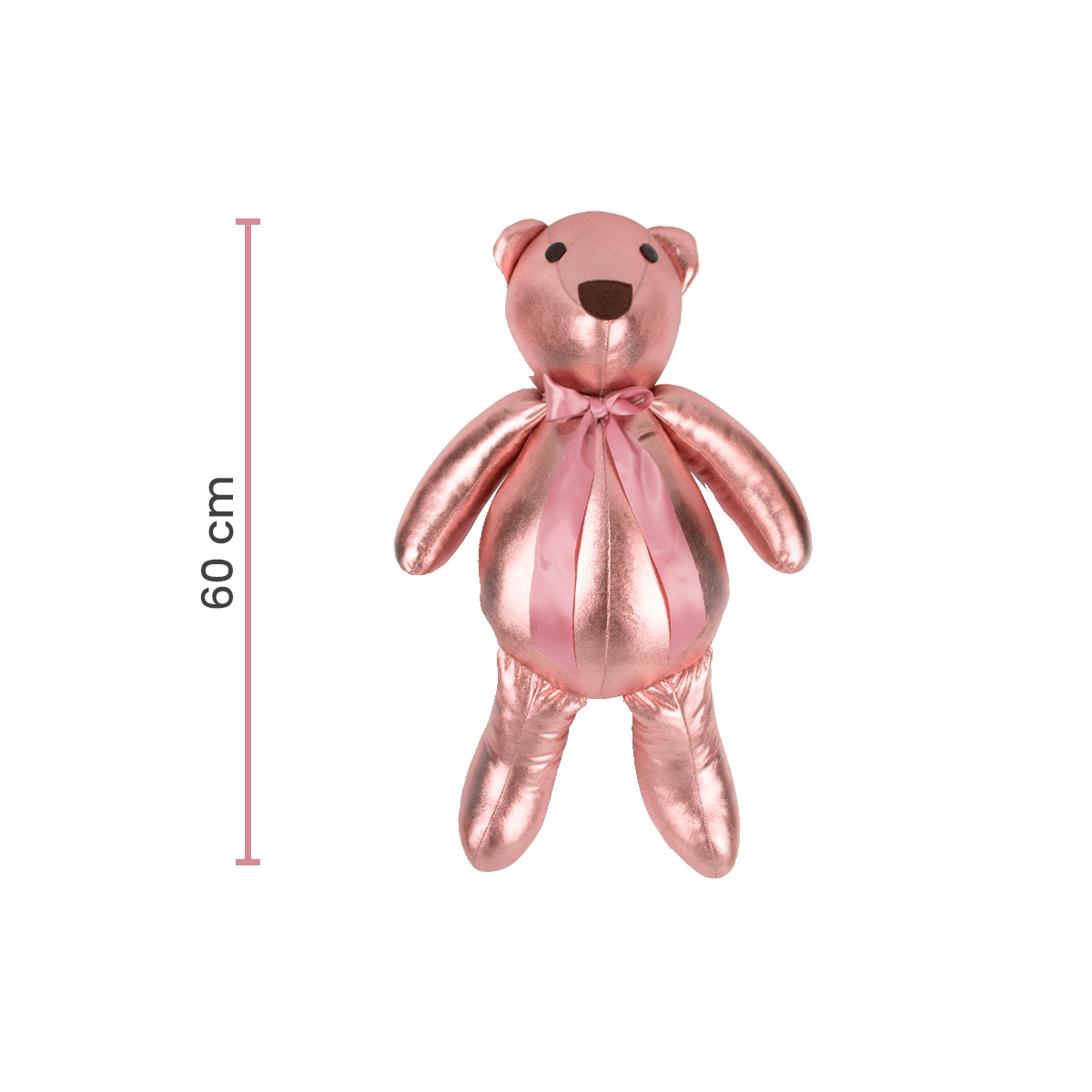 Foto 2 | Oso de Tela 60 cm + 2 Esferas Gigantes 87 cm Tv Ofertas Fredo Rosa