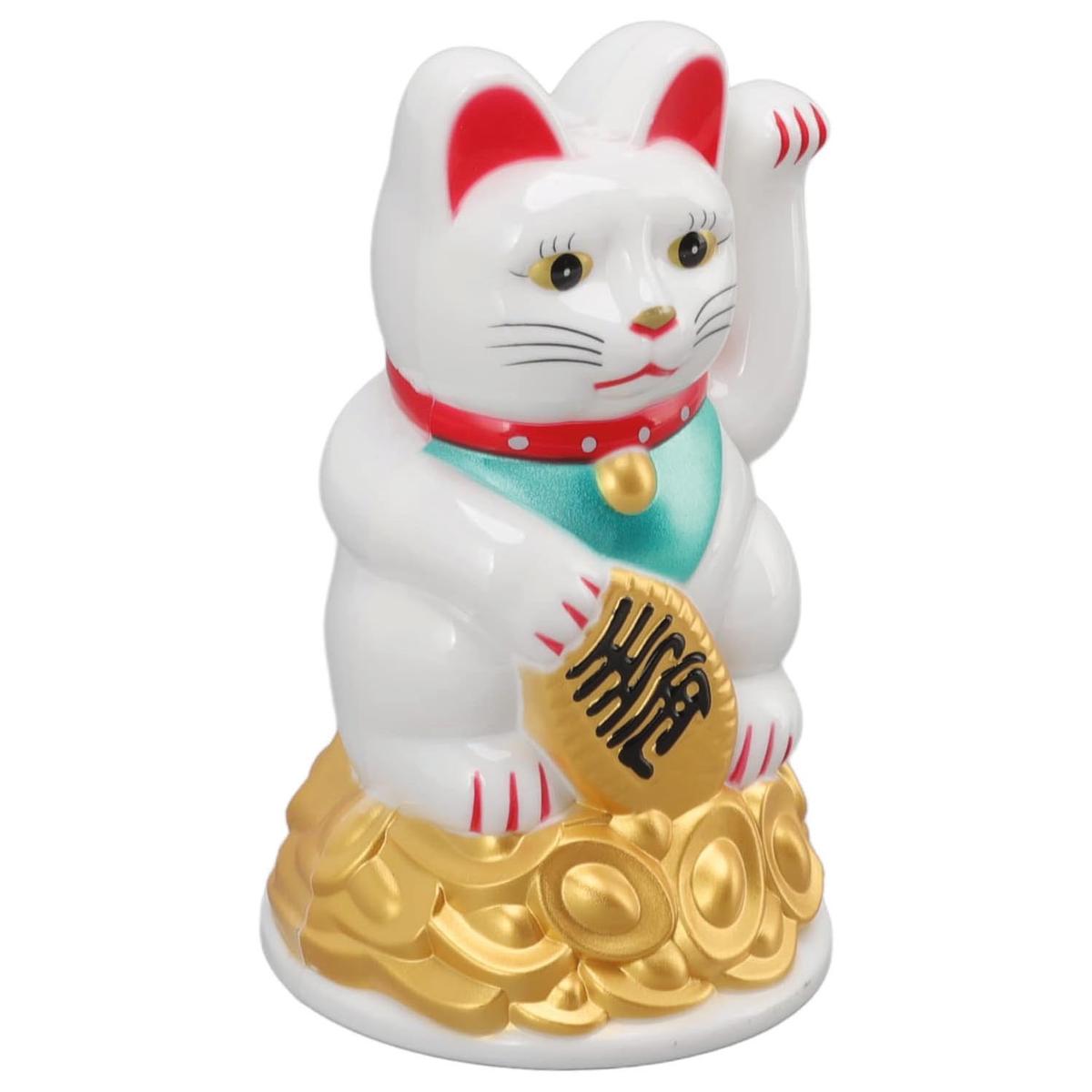 Foto 4 pulgar | Gato Chino De La Suerte Smilefun Mxlkc-003 3 Piezas Blanco