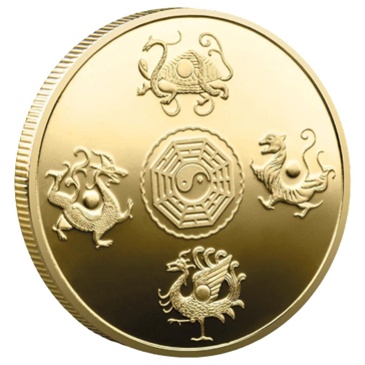 Foto 3 | Monedas Conmemorativas Smilefun Mxiwt-004 4 Piezas Oro
