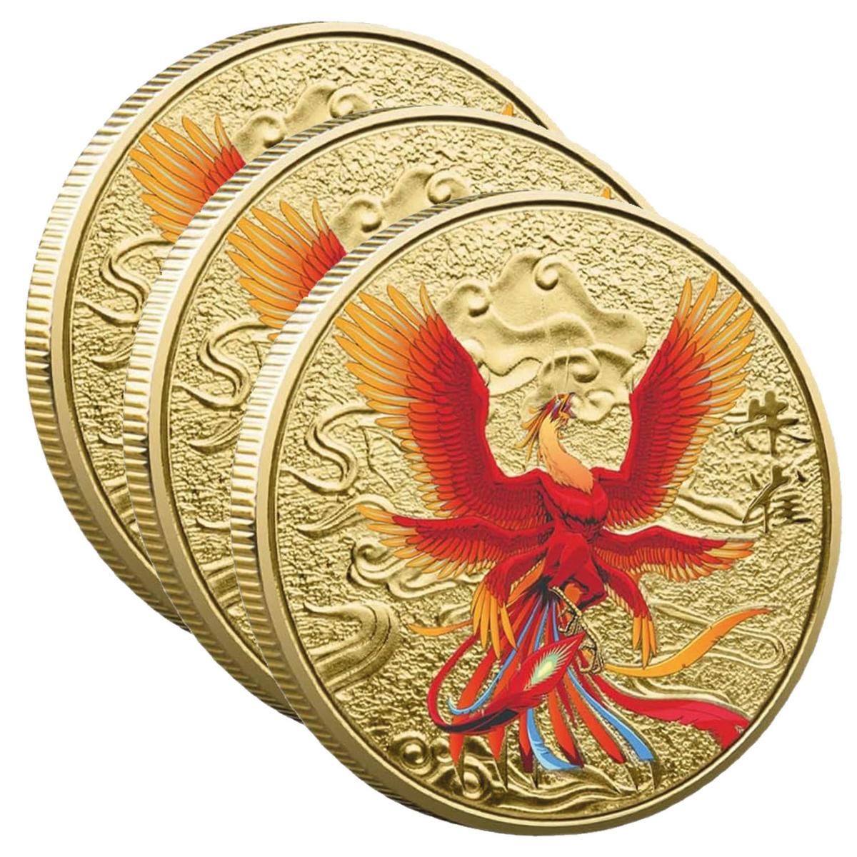 Monedas De Criaturas Smilefun Mxirh-003 3 Piezas Oro