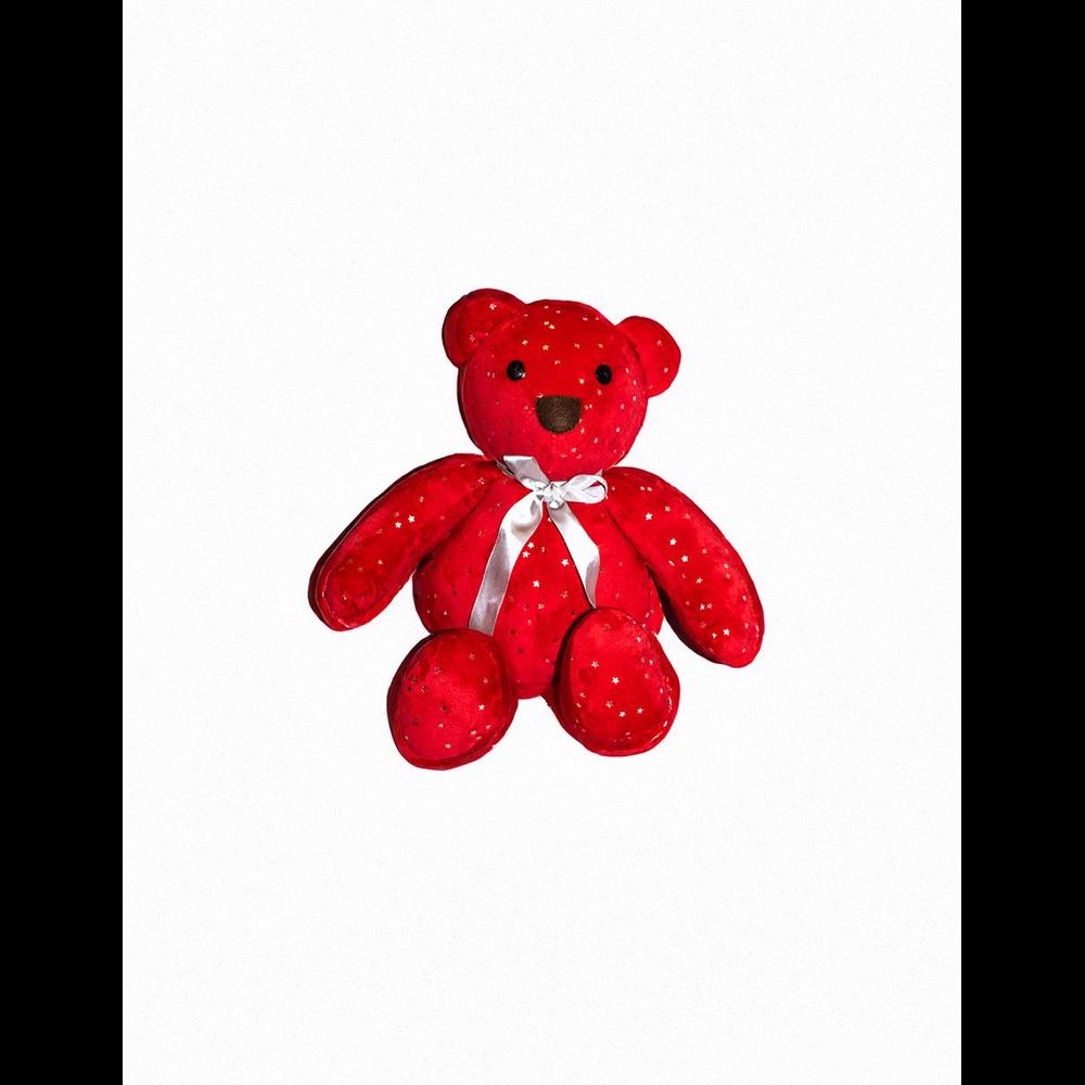 Foto 2 pulgar | Oso Navideño De Peluche Hecho En México Estrellas