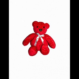 Foto 1 | Oso Navideño De Peluche Hecho En México Estrellas