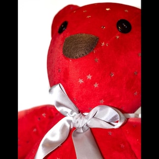 Foto 2 | Oso Navideño De Peluche Hecho En México Estrellas