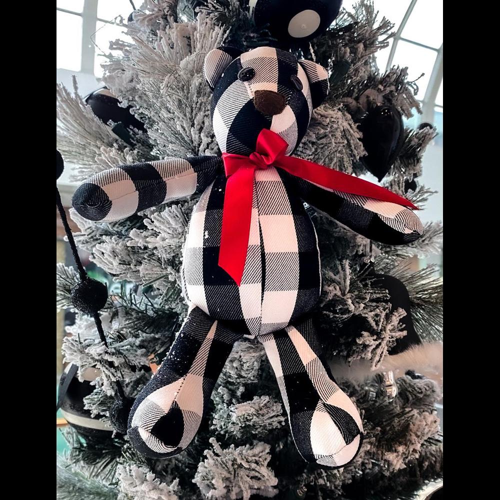 Foto 4 pulgar | Oso Navideño De Peluche Hecho En México Cuadros