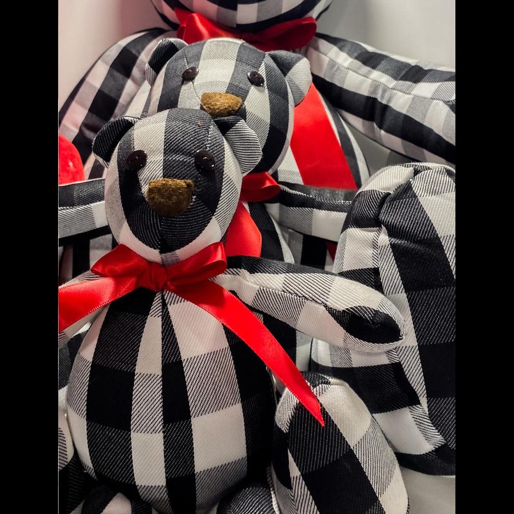 Foto 5 pulgar | Oso Navideño De Peluche Hecho En México Cuadros