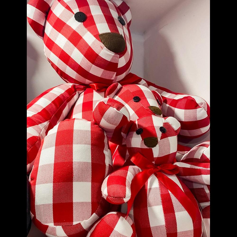 Foto 3 | Oso Navideño De Peluche Hecho En México Cuadros