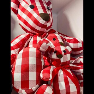 Foto 3 | Oso Navideño De Peluche Hecho En México Cuadros