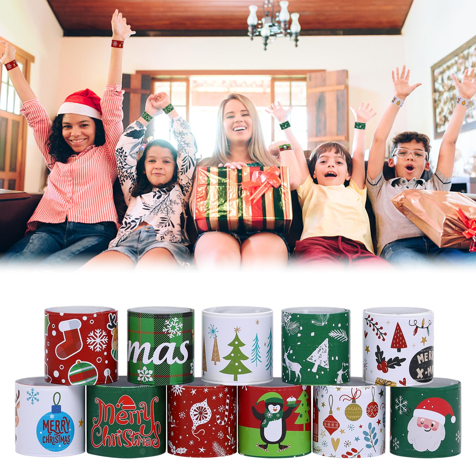 Foto 3 | Pulseras Navideñas Taoven 48 Unidades - Venta Internacional