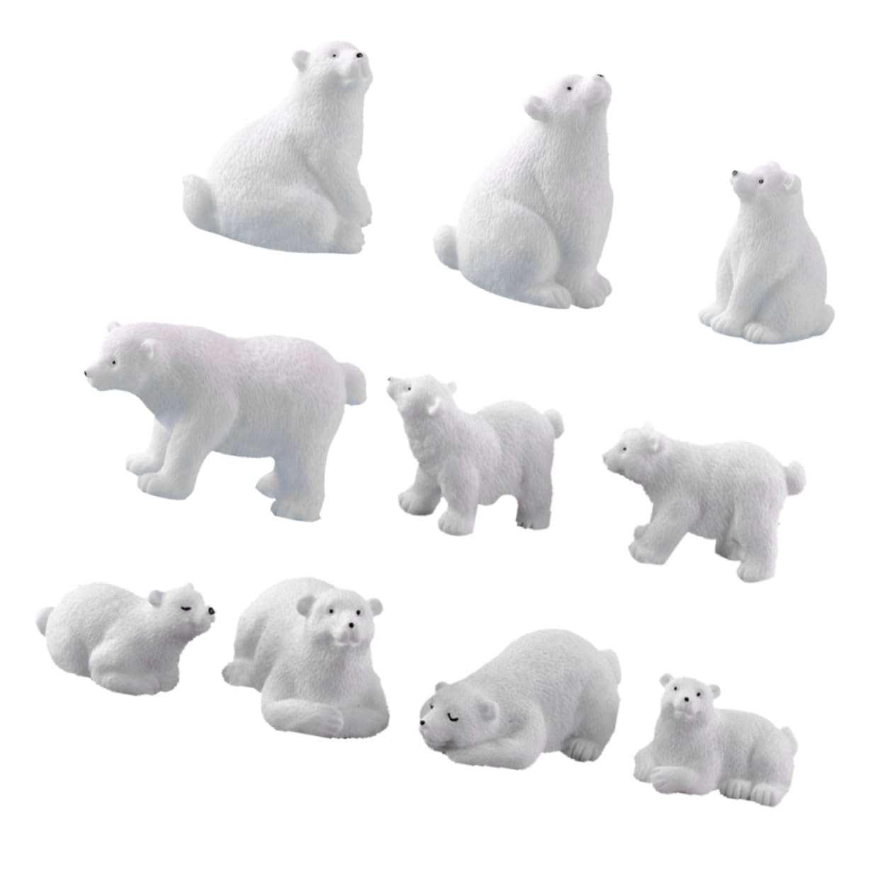 Foto 2 pulgar | Decoraciones Navideñas Feltechelectr Con Forma De Oso Polar En Miniatura X10 - Venta Internacional.