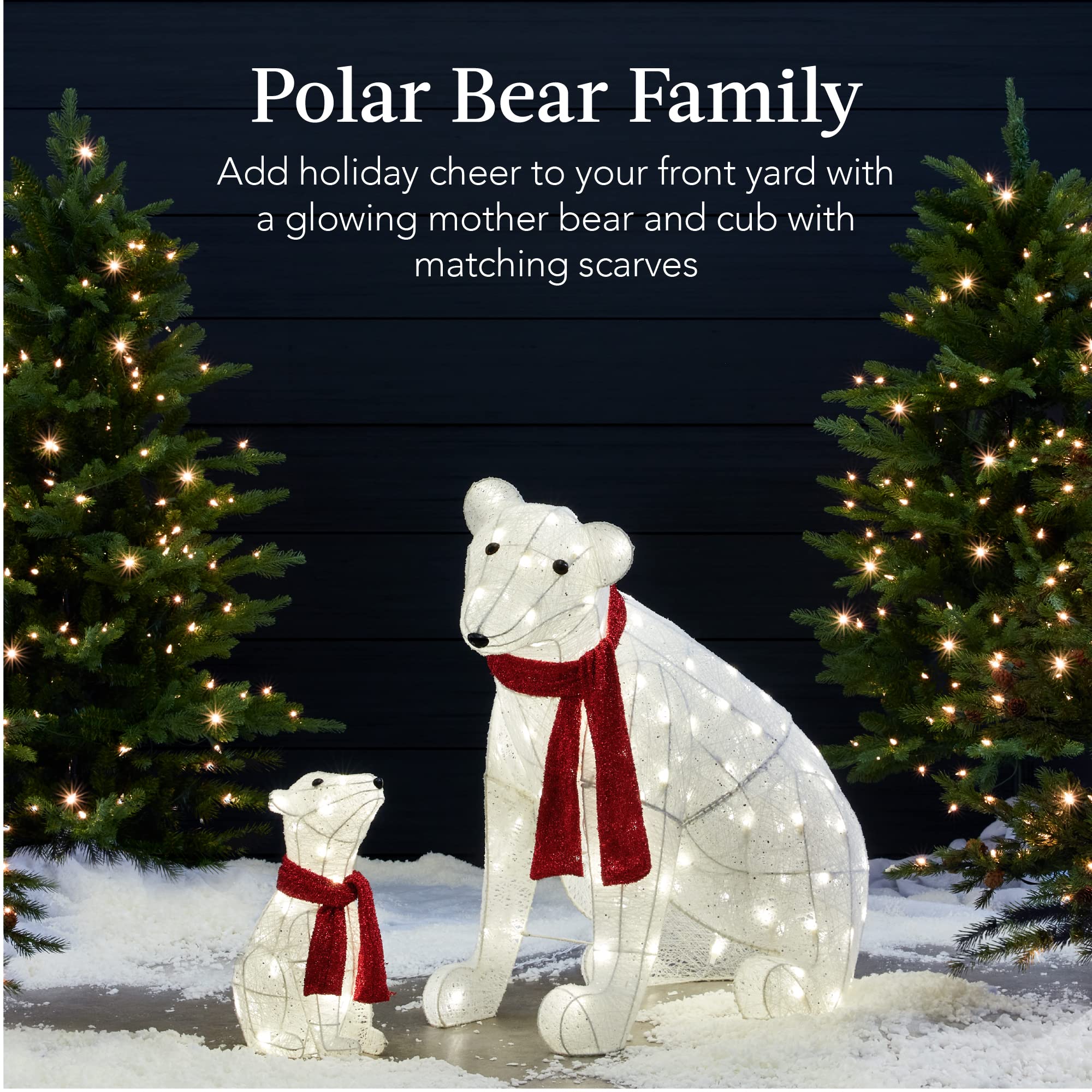 Foto 2 | Decoración Navideña Best Choice Products Con Oso Polar Iluminado - Venta Internacional.