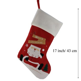 Foto 2 | Set De 2 Medias Navideñas Wewill Para Papá Noel, Muñeco De Nieve, 43 Cm - Venta Internacional.