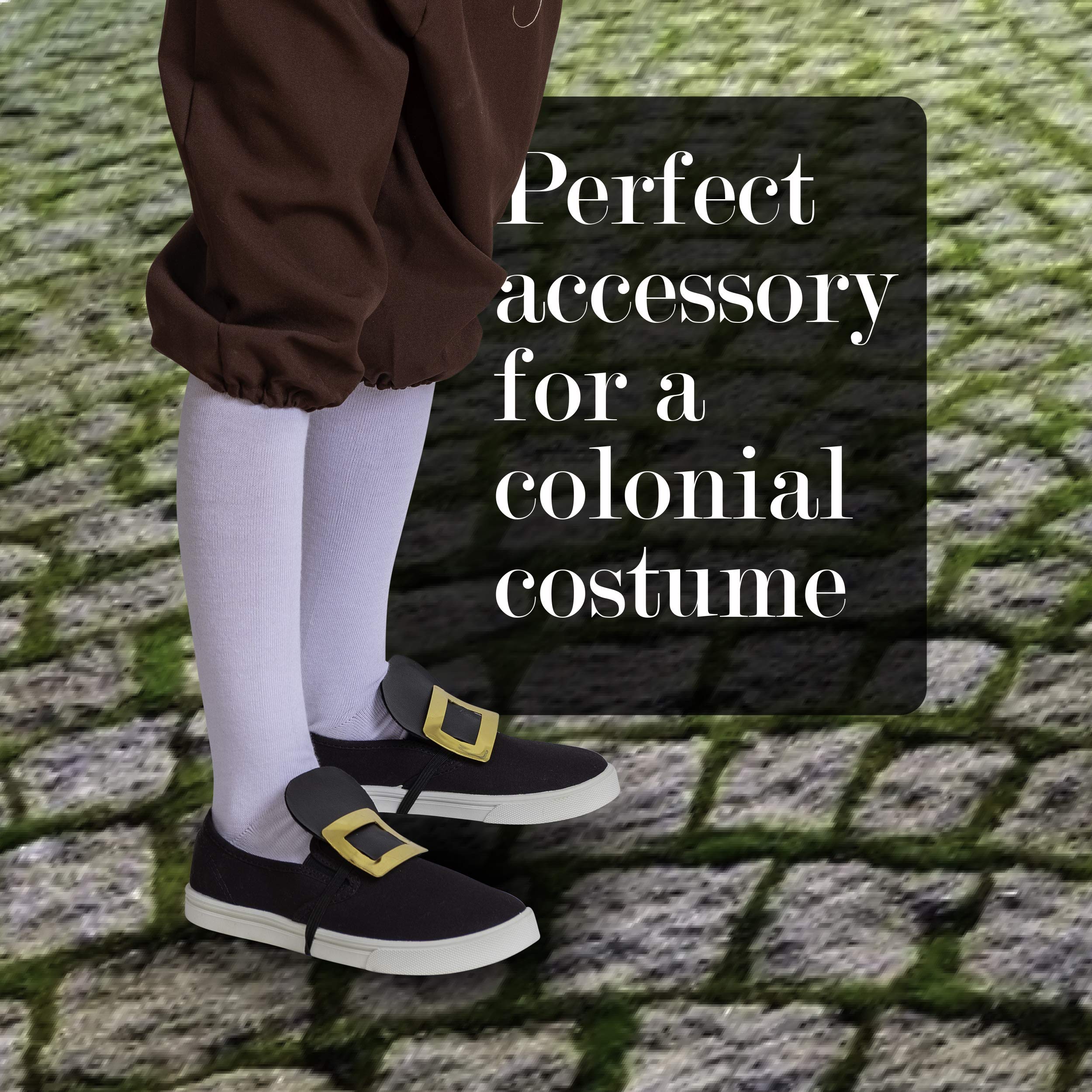 Foto 4 pulgar | Calcetines De Disfraz Skeleteen Colonial, Blancos, Hasta La Rodilla, Para Adulto - Venta Internacional.