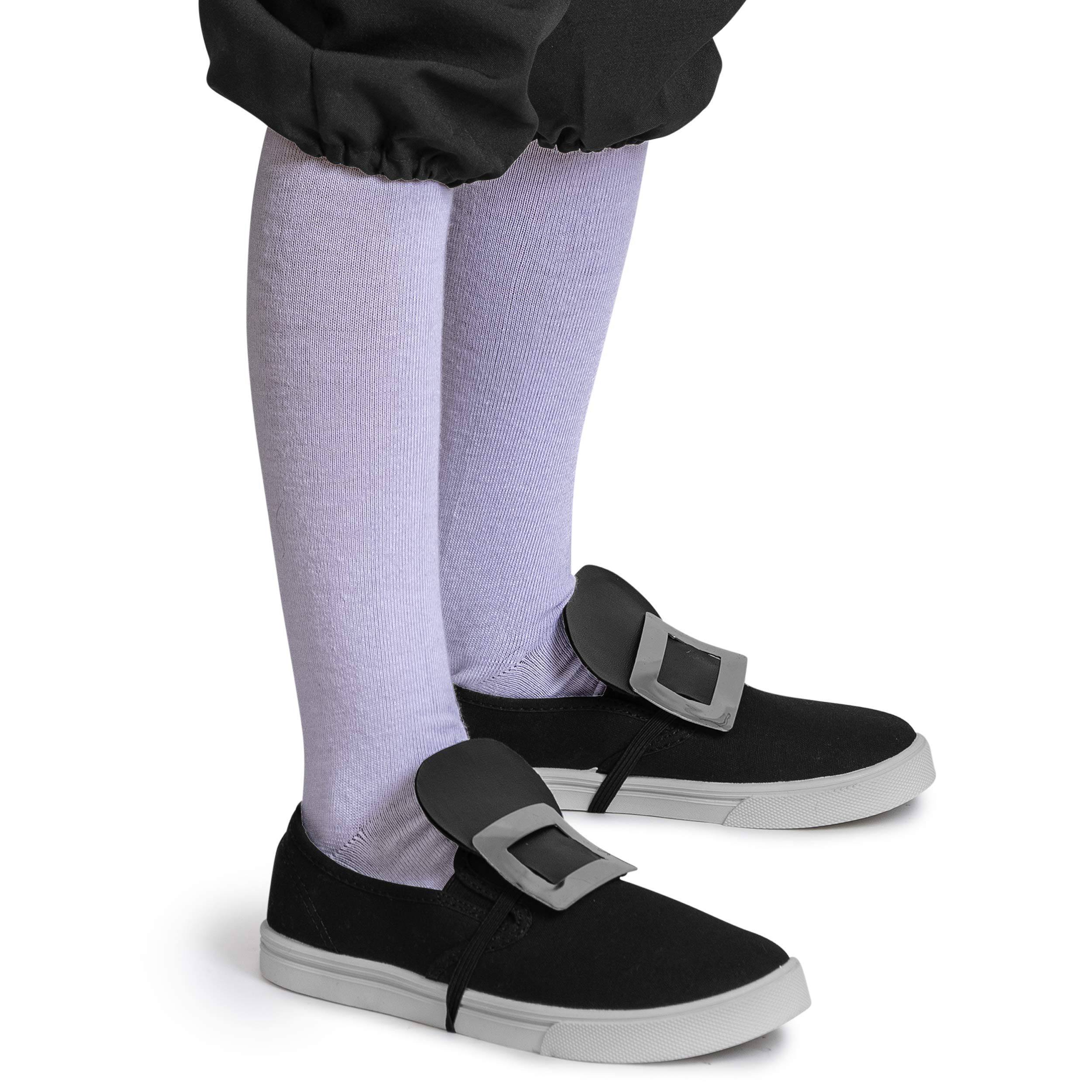 Foto 5 pulgar | Calcetines De Disfraz Skeleteen Colonial, Blancos, Hasta La Rodilla, Para Adulto - Venta Internacional.