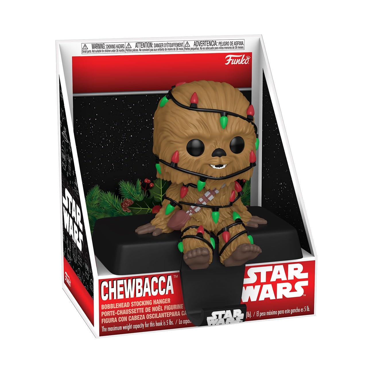 Foto 2 pulgar | Colgador De Calcetines Funko Pop! ¡star Wars, Chewbacca! - Venta Internacional.