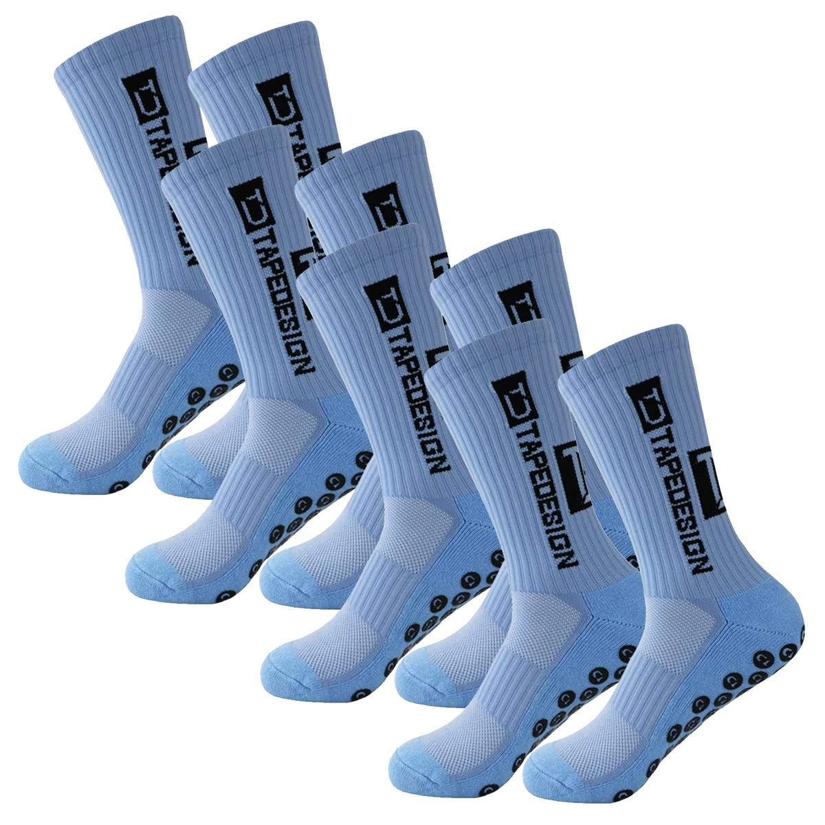 Foto 2 pulgar | Calcetines Para Fútbol Z-aerox Mxybk-004 4pares Celeste