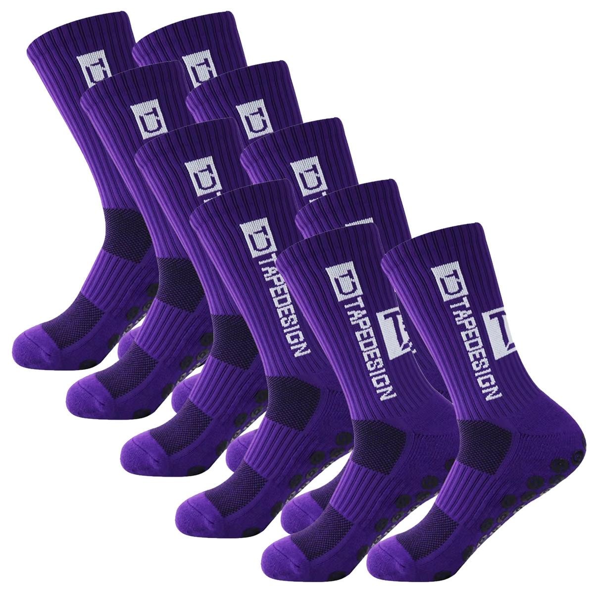 Calcetines De Media Pantorrilla Z-aerox Mxigp-005 5pares Morado $626