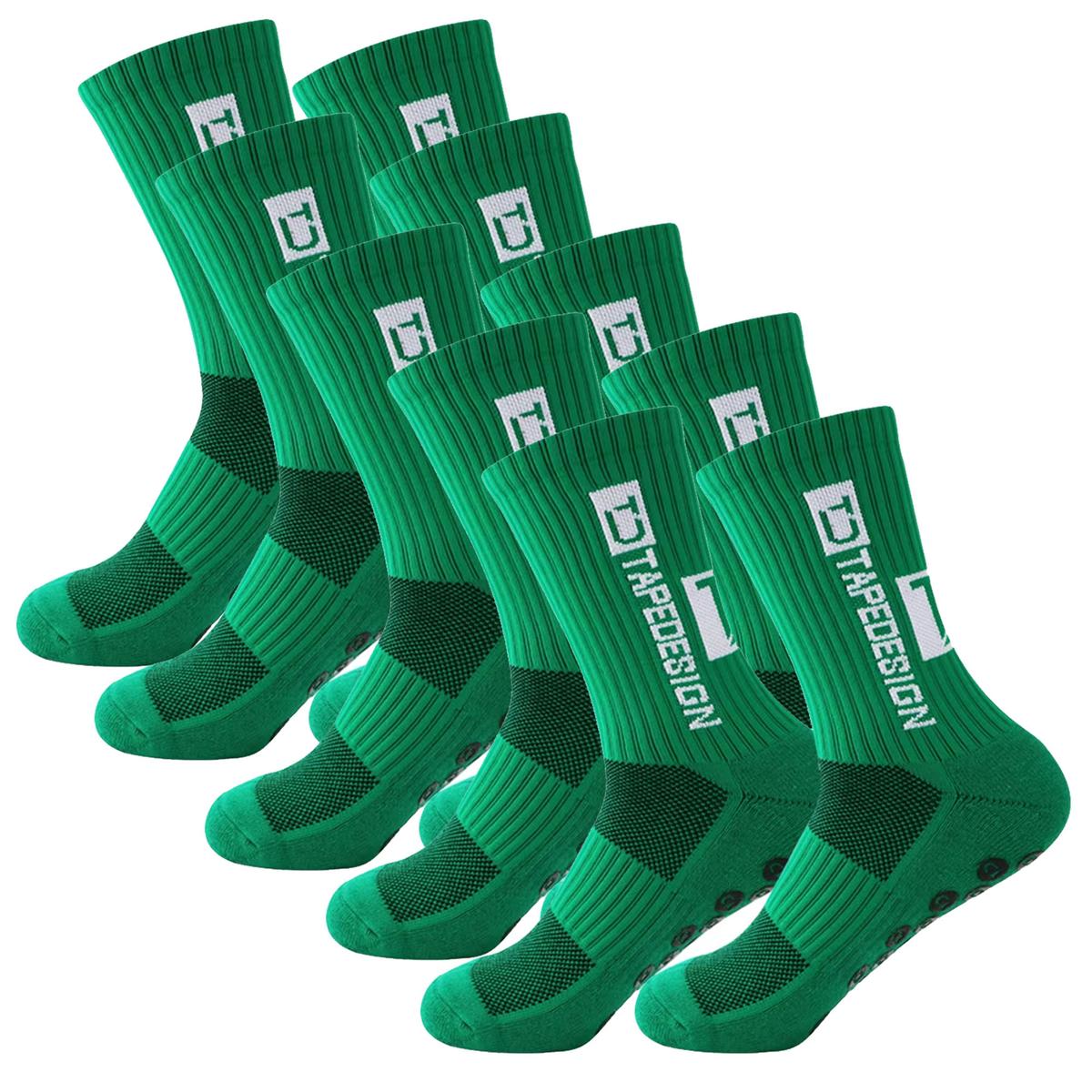 Foto 2 pulgar | Pares De Calcetas Antideslizantes Z-aerox Mxsen-005 5pares Verde