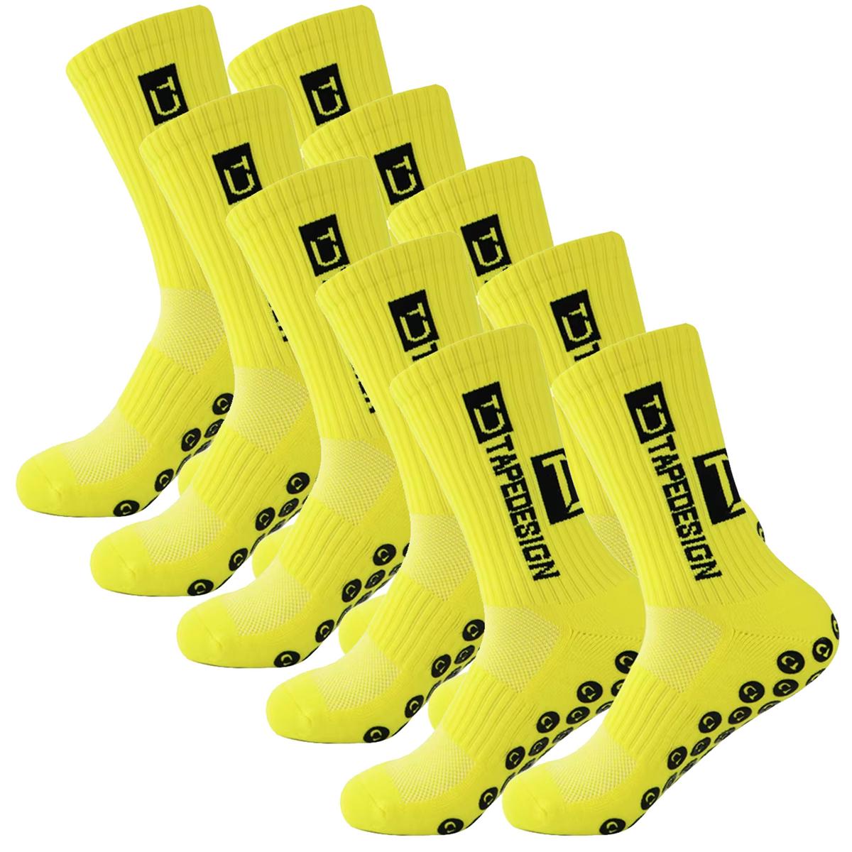 Foto 2 pulgar | Calcetines Para Deporte De Contacto Z-aerox Mxwle-005 5pares Amarillo