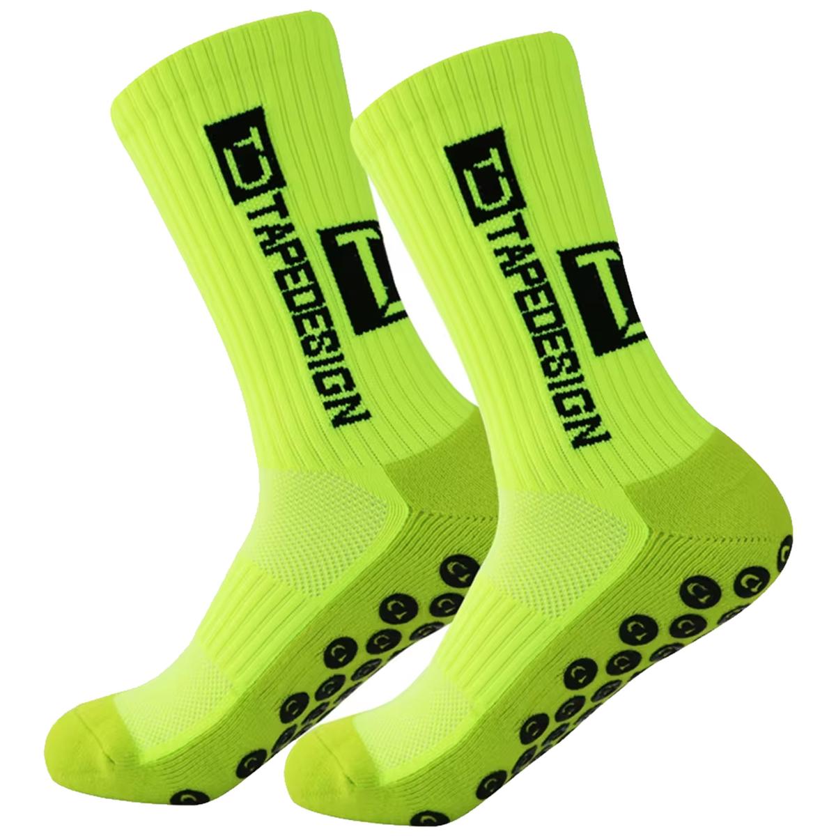Foto 2 pulgar | Calcetas Deportivas Antideslizantes Z-aerox Mxnce-001 1par Verde Fluorescente