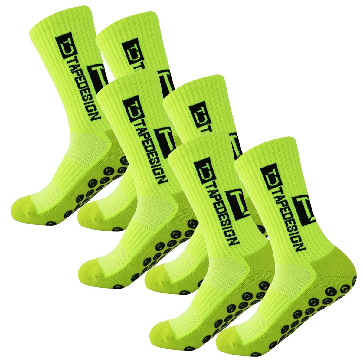 Foto 3 pulgar | Calcetas Para Actividades Z-aerox Mxnce-003 3pares Verde Fluorescente