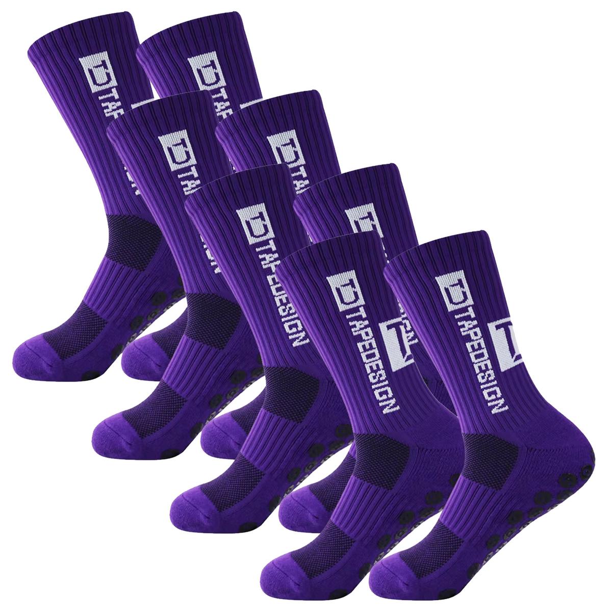 Foto 2 pulgar | Calcetines Para Fútbol Z-aerox Mxigp-004 4pares Morado