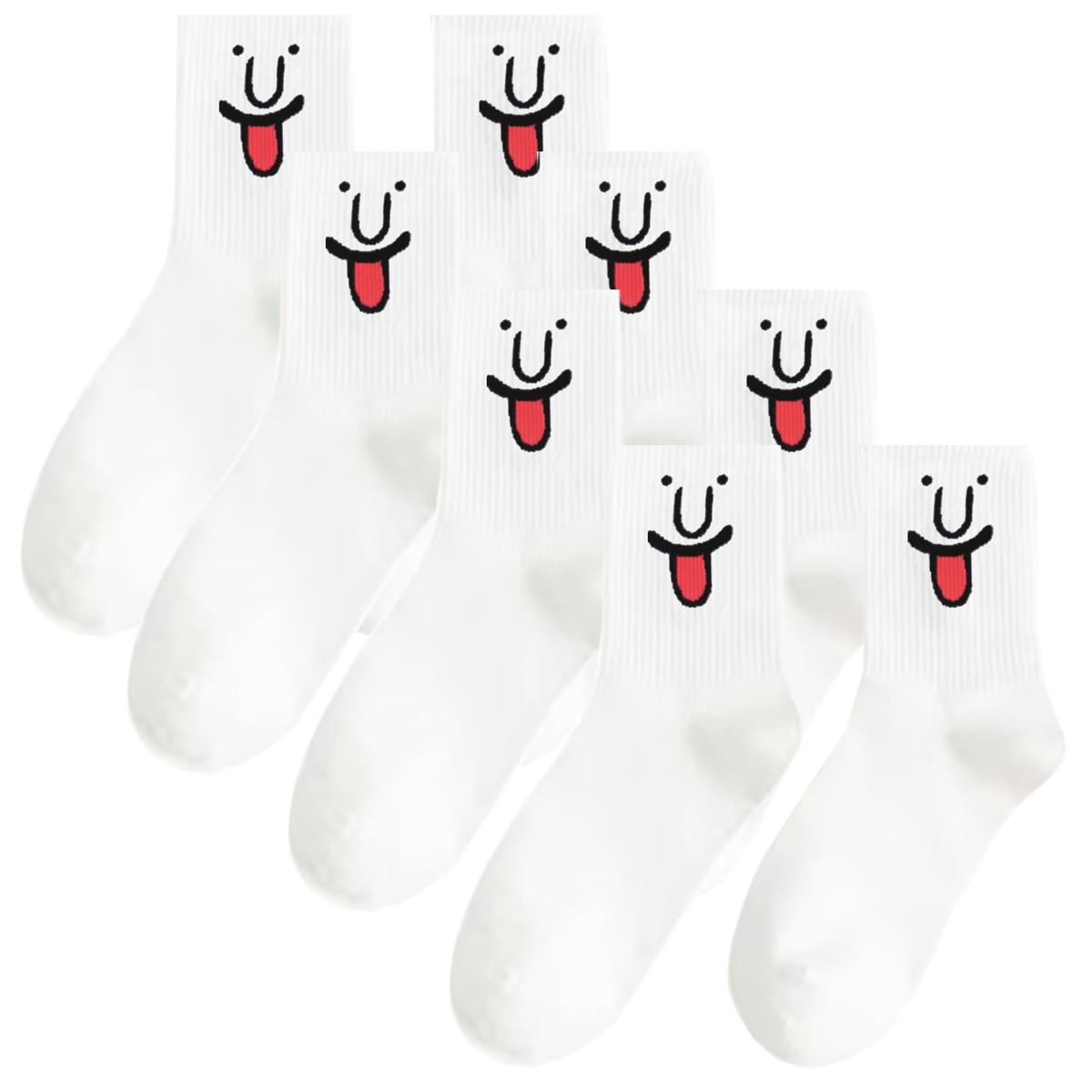 Foto 2 pulgar | Calcetines Para Todas Las Edades Aerox Mxmjw-004 4pares Blanco