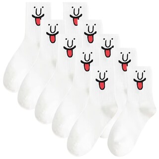 Foto 2 | Calcetines Con Emociones Aerox Mxmjw-005 5pares Blanco