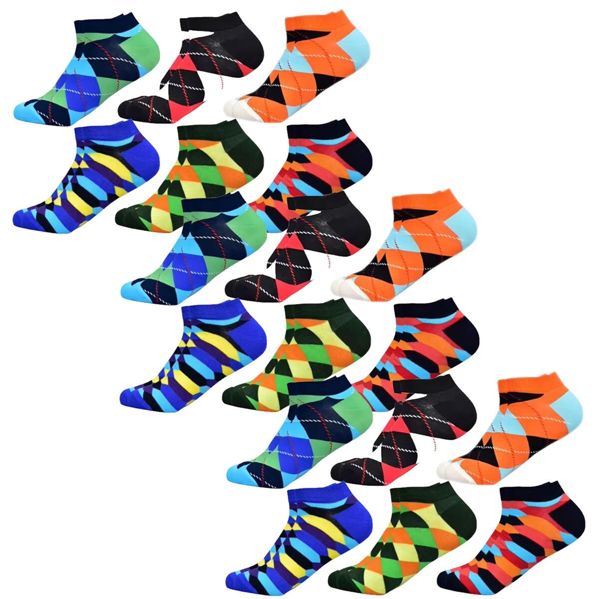 Calcetas Cortas Casuales Aerox Mxlgo-003 3paq Multicolor $773