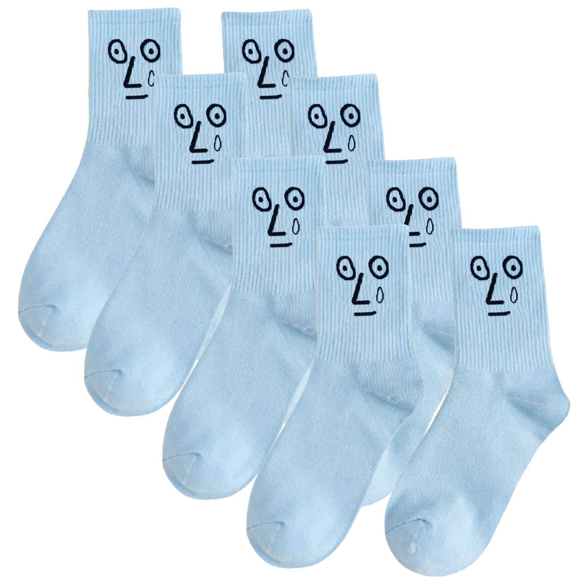 Foto 2 pulgar | Calcetines Para Diario Aerox Mxmje-004 4pares Azul