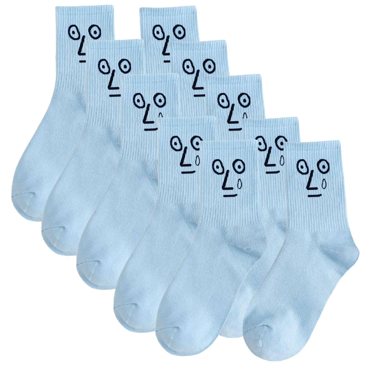 Calcetas Para Regalar Aerox Mxmje-005 5pares Azul $369